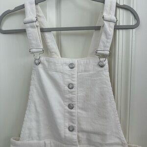 OAT white women’s overalls